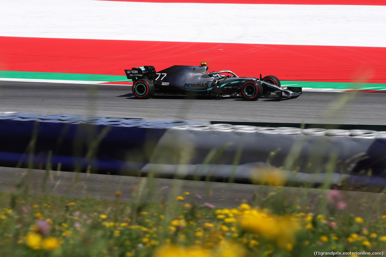 GP AUSTRIA, 28.06.2019 - Prove Libere 2, Valtteri Bottas (FIN) Mercedes AMG F1 W010