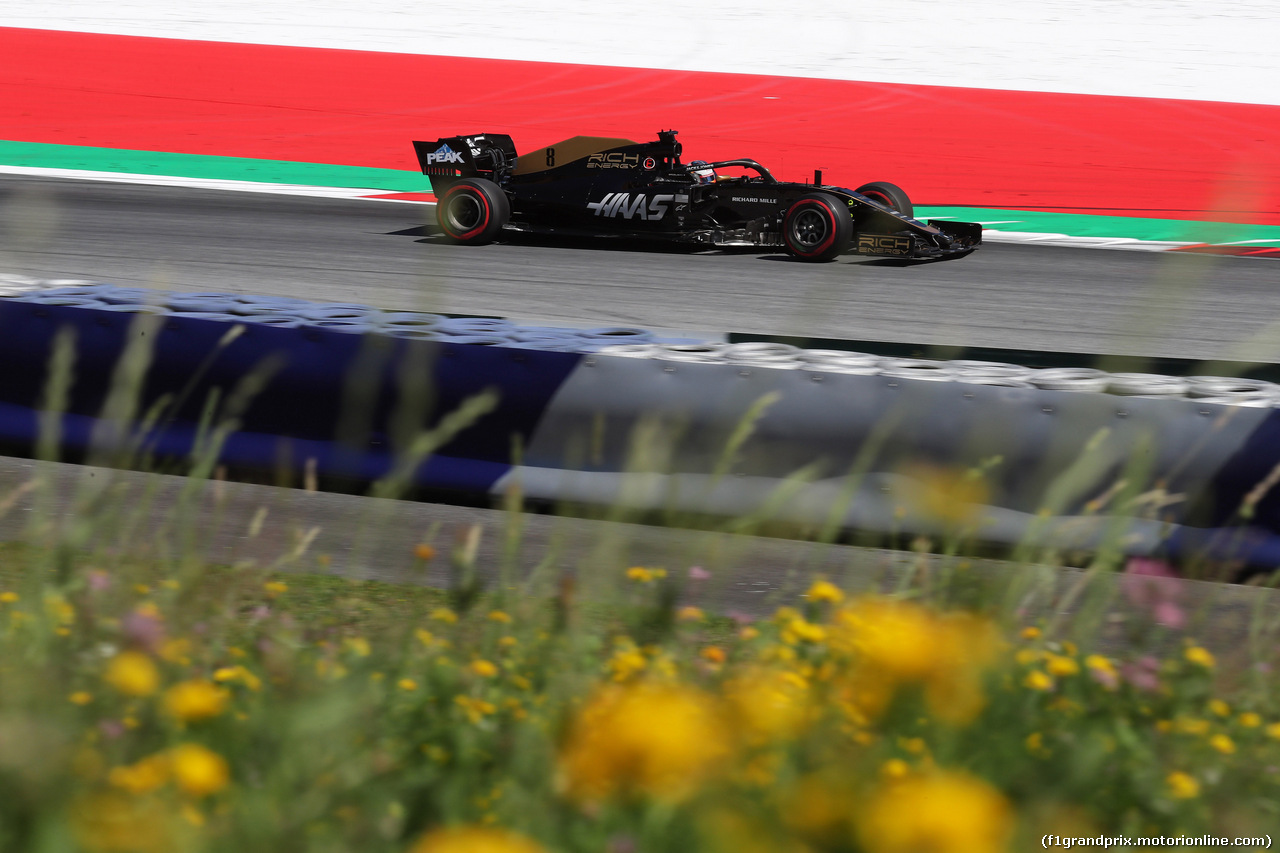 GP AUSTRIA, 28.06.2019 - Prove Libere 2, Romain Grosjean (FRA) Haas F1 Team VF-19
