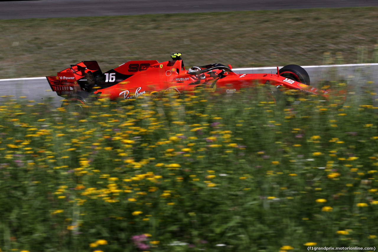 GP AUSTRIA, 28.06.2019 - Prove Libere 2, Charles Leclerc (MON) Ferrari SF90