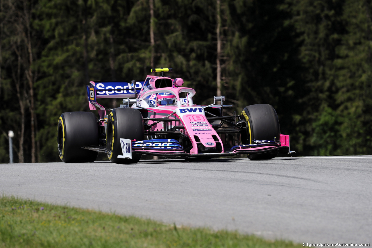 GP AUSTRIA, 28.06.2019 - Prove Libere 2, Lance Stroll (CDN) Racing Point F1 Team RP19