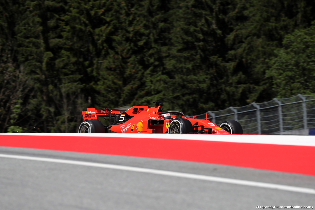 GP AUSTRIA, 28.06.2019 - Prove Libere 2, Sebastian Vettel (GER) Ferrari SF90