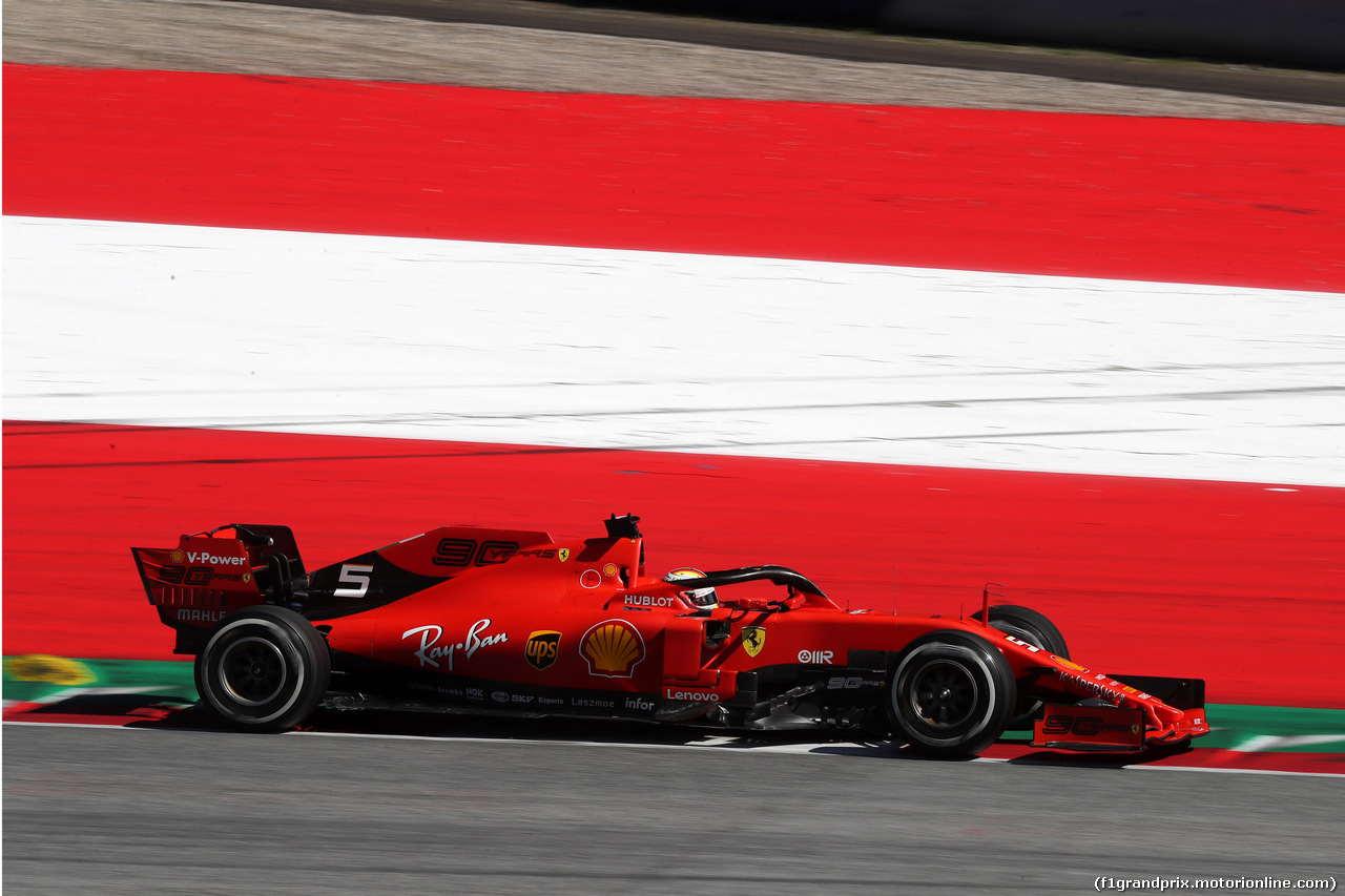 GP AUSTRIA, 28.06.2019 - Prove Libere 2, Sebastian Vettel (GER) Ferrari SF90