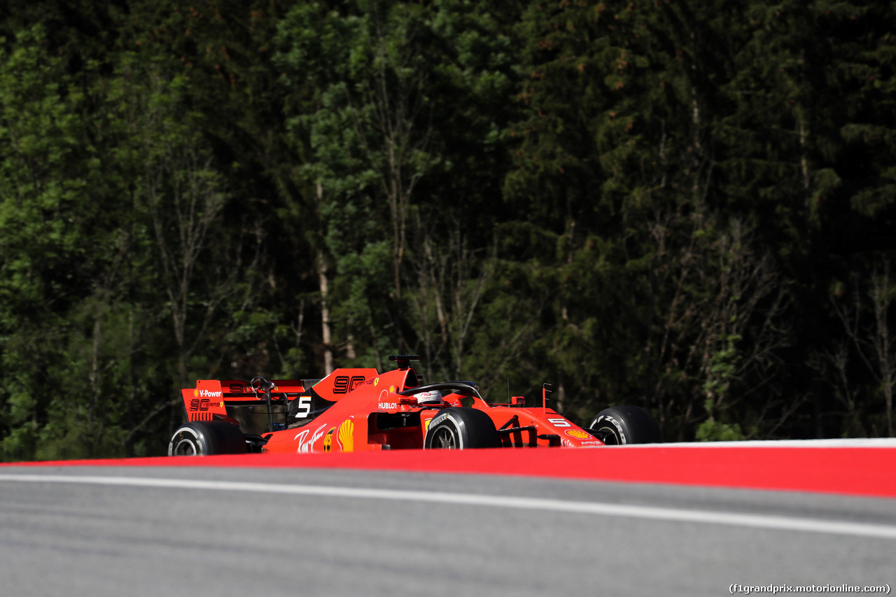 GP AUSTRIA, 28.06.2019 - Prove Libere 2, Sebastian Vettel (GER) Ferrari SF90