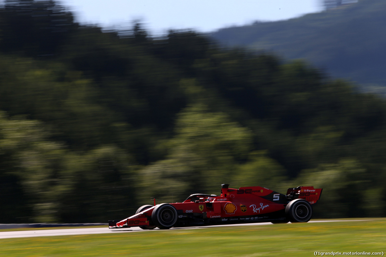 GP AUSTRIA, 28.06.2019 - Prove Libere 2, Sebastian Vettel (GER) Ferrari SF90