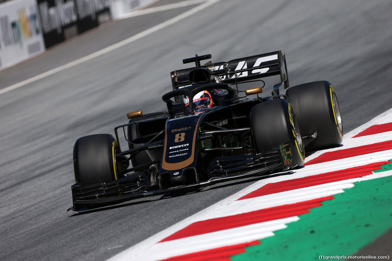 GP AUSTRIA, 28.06.2019 - Prove Libere 2, Romain Grosjean (FRA) Haas F1 Team VF-19