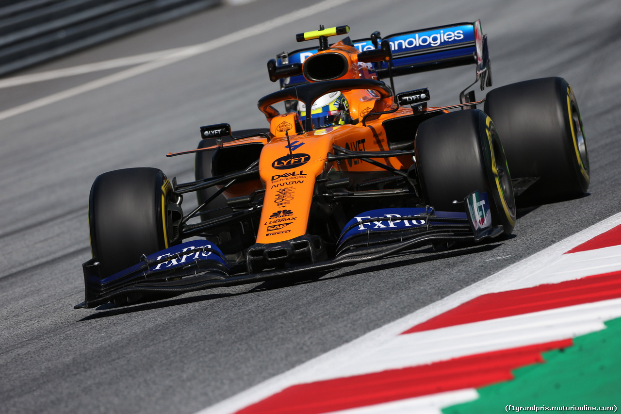 GP AUSTRIA, 28.06.2019 - Prove Libere 2, Lando Norris (GBR) Mclaren F1 Team MCL34