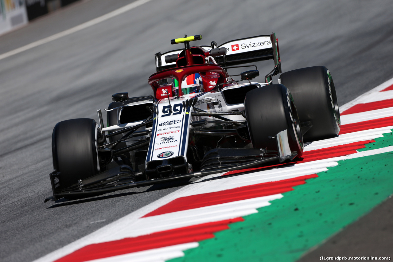 GP AUSTRIA, 28.06.2019 - Prove Libere 2, Antonio Giovinazzi (ITA) Alfa Romeo Racing C38