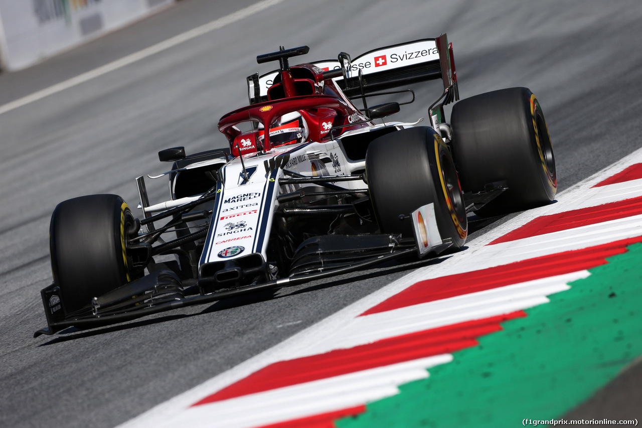 GP AUSTRIA, 28.06.2019 - Prove Libere 2, Kimi Raikkonen (FIN) Alfa Romeo Racing C38