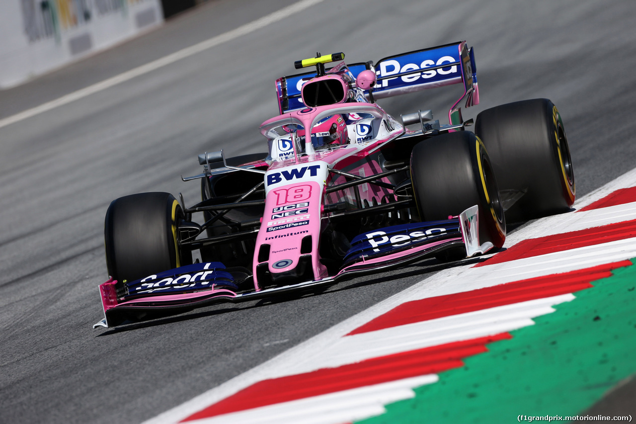 GP AUSTRIA, 28.06.2019 - Prove Libere 2, Lance Stroll (CDN) Racing Point F1 Team RP19