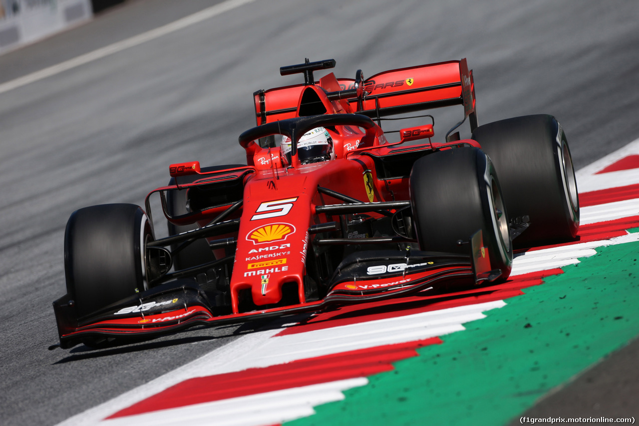 GP AUSTRIA, 28.06.2019 - Prove Libere 2, Sebastian Vettel (GER) Ferrari SF90