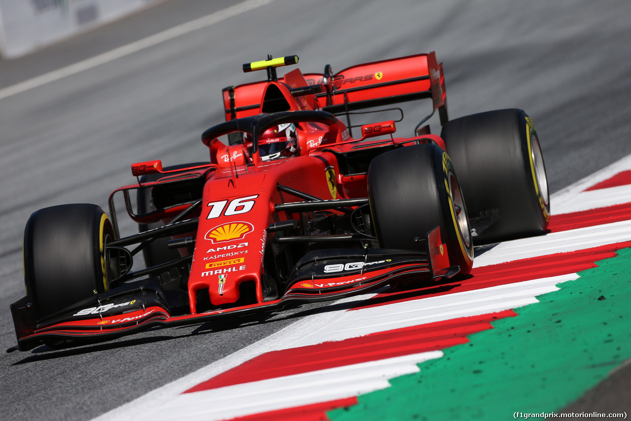 GP AUSTRIA, 28.06.2019 - Prove Libere 2, Charles Leclerc (MON) Ferrari SF90
