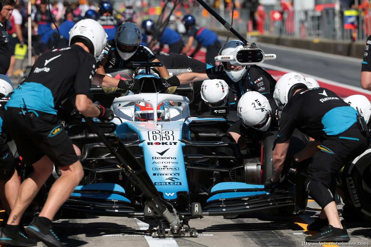 GP AUSTRIA, 28.06.2019 - Prove Libere 2, George Russell (GBR) Williams Racing FW42