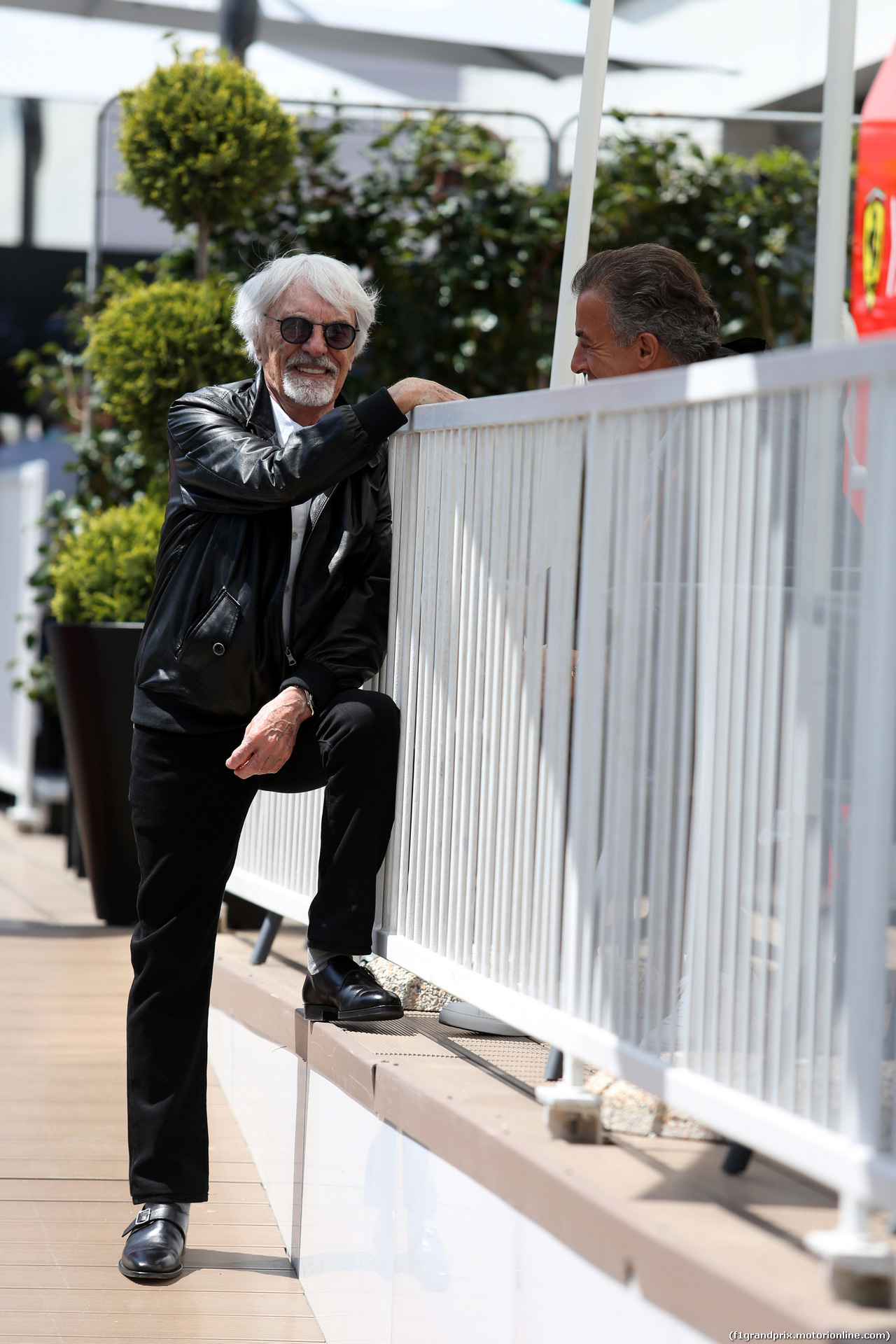 GP AZERBAIJAN, 28.04.2019 - Bernie Ecclestone (GBR) e Jean Alesi (FRA)