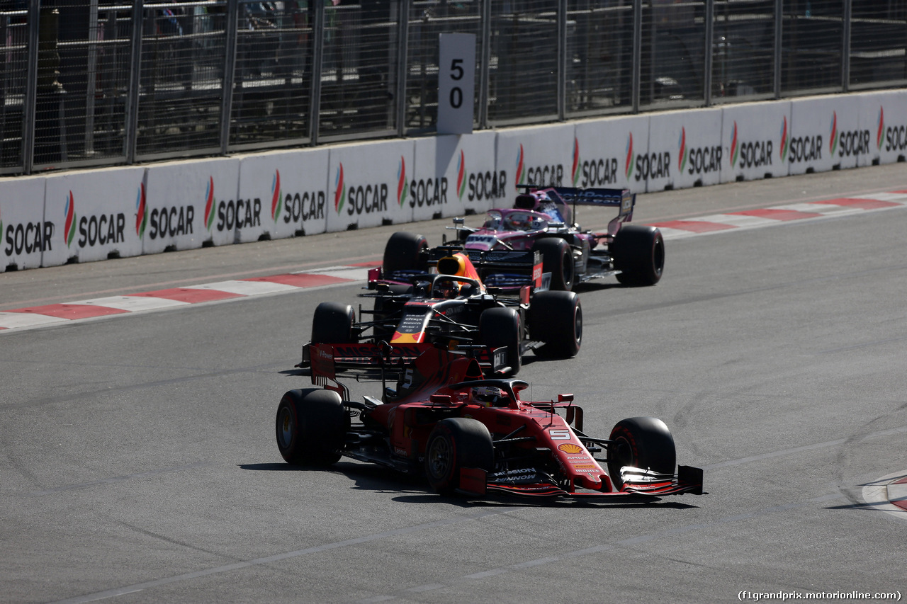 GP AZERBAIJAN, 28.04.2019 - Gara, Sebastian Vettel (GER) Ferrari SF90