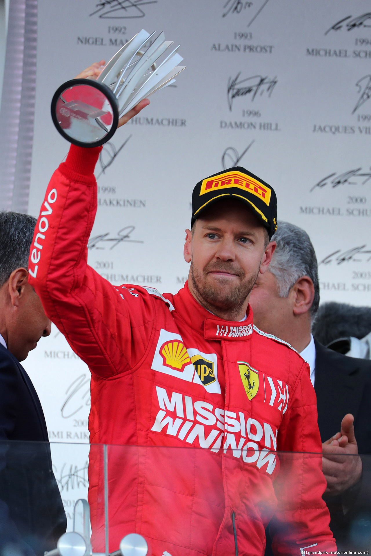 GP AZERBAIJAN, 28.04.2019 - Gara, 3rd place Sebastian Vettel (GER) Ferrari SF90