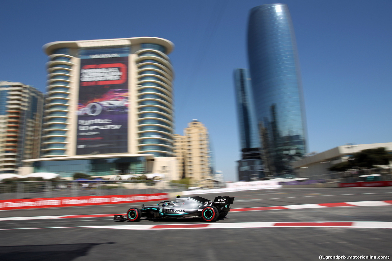 GP AZERBAIJAN, 27.04.2019 - Prove Libere 3, Valtteri Bottas (FIN) Mercedes AMG F1 W010