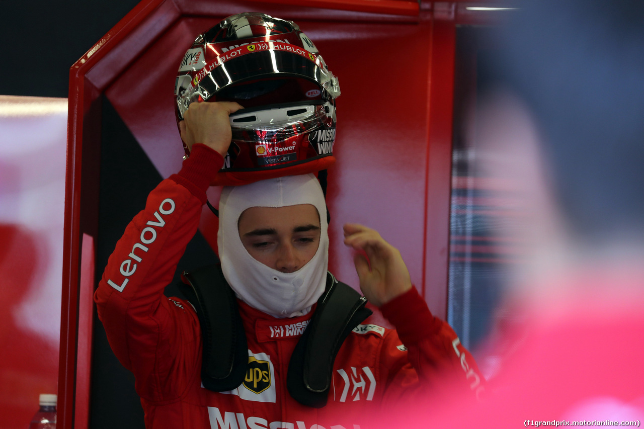 GP AZERBAIJAN, 27.04.2019 - Prove Libere 3, Charles Leclerc (MON) Ferrari SF90