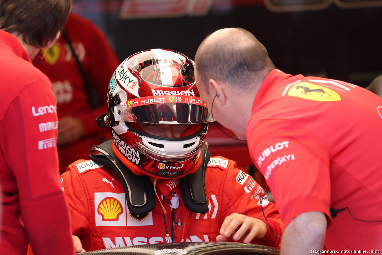 GP AZERBAIJAN, 27.04.2019 - Prove Libere 3, Charles Leclerc (MON) Ferrari SF90