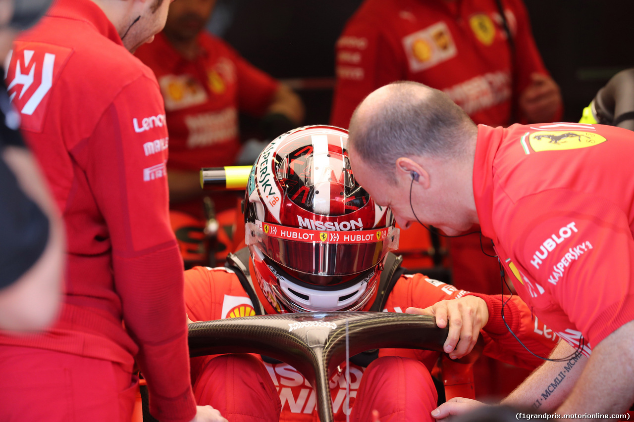 GP AZERBAIJAN, 27.04.2019 - Prove Libere 3, Charles Leclerc (MON) Ferrari SF90