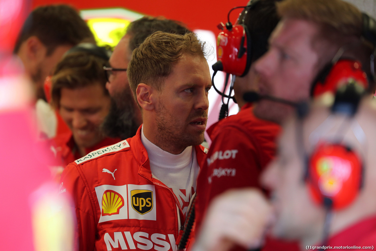 GP AZERBAIJAN, 27.04.2019 - Prove Libere 3, Sebastian Vettel (GER) Ferrari SF90