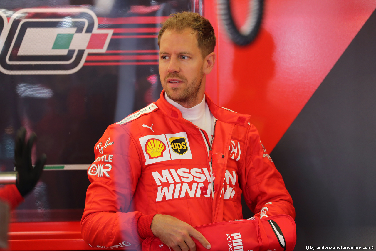 GP AZERBAIJAN, 27.04.2019 - Prove Libere 3, Sebastian Vettel (GER) Ferrari SF90