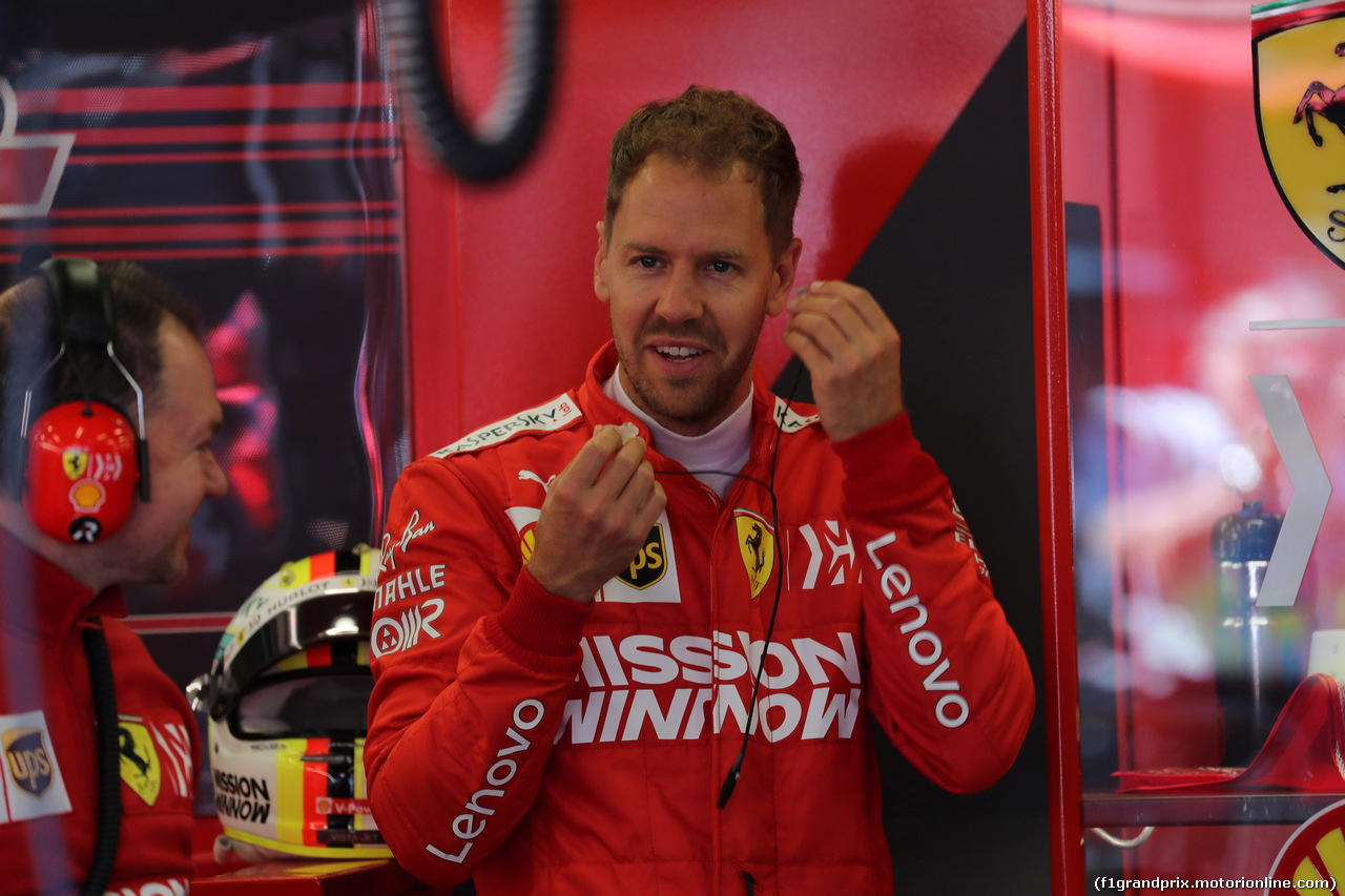 GP AZERBAIJAN, 27.04.2019 - Prove Libere 3, Sebastian Vettel (GER) Ferrari SF90