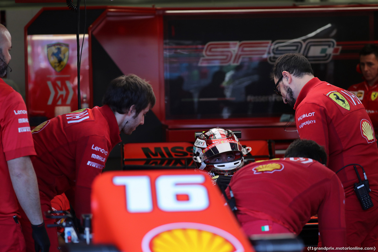 GP AZERBAIJAN, 27.04.2019 - Prove Libere 3, Charles Leclerc (MON) Ferrari SF90