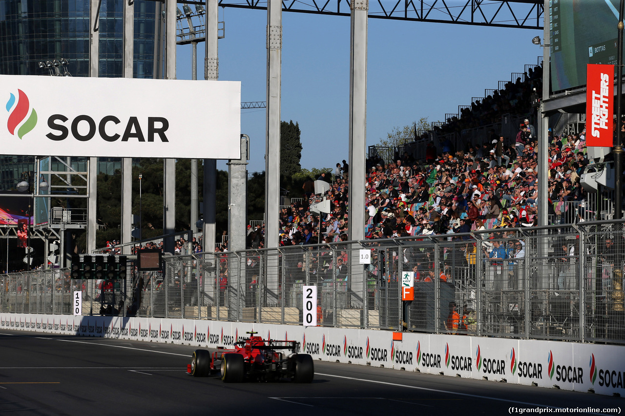 GP AZERBAIJAN, 27.04.2019 - Qualifiche, Charles Leclerc (MON) Ferrari SF90