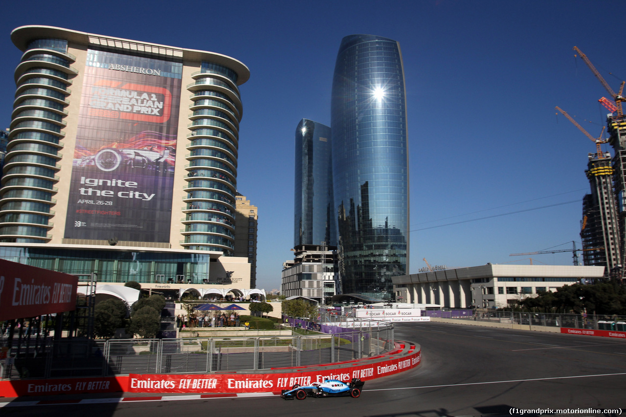 GP AZERBAIJAN, 27.04.2019 - Qualifiche, George Russell (GBR) Williams Racing FW42