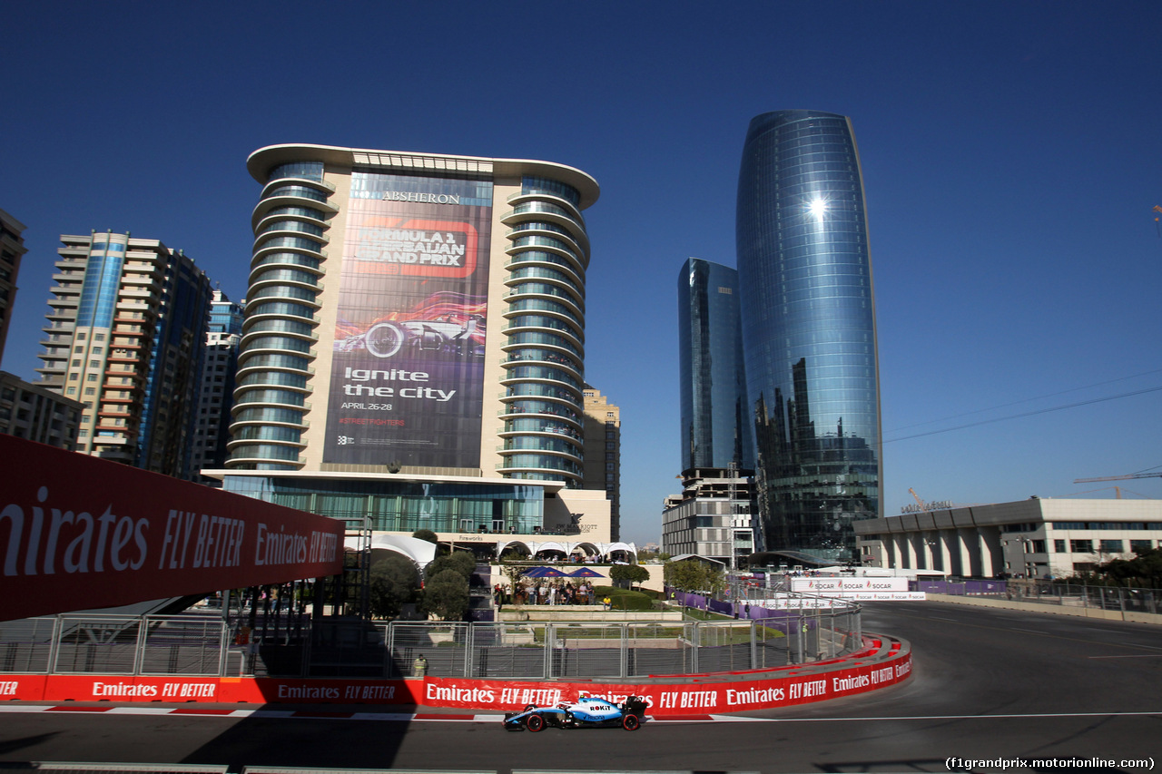 GP AZERBAIJAN, 27.04.2019 - Qualifiche, Robert Kubica (POL) Williams Racing FW42