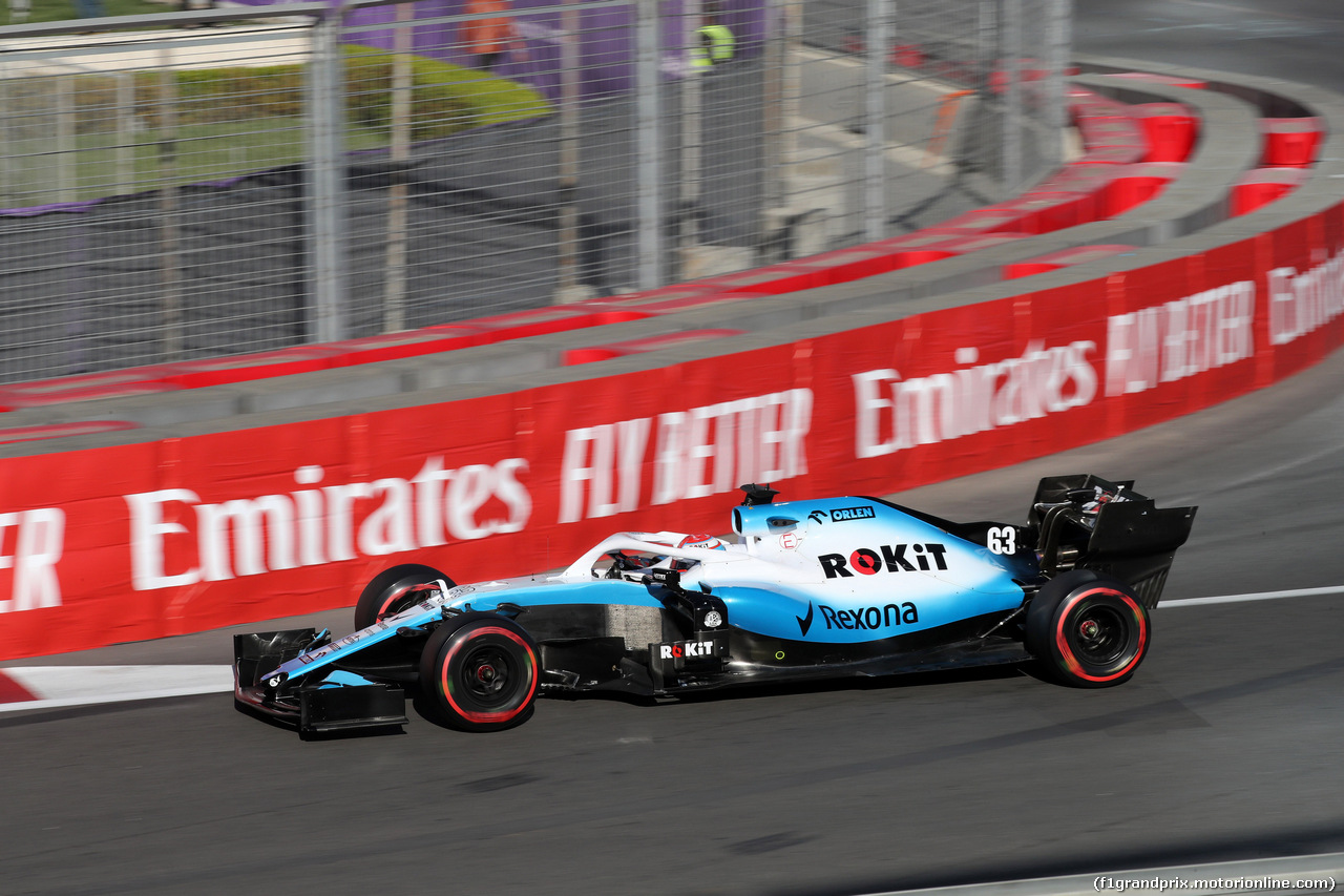 GP AZERBAIJAN, 27.04.2019 - Qualifiche, George Russell (GBR) Williams Racing FW42