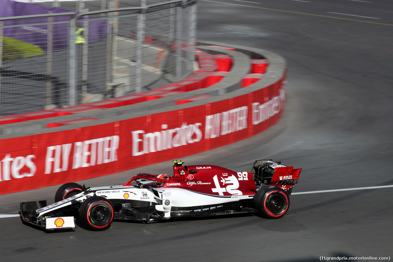 GP AZERBAIJAN, 27.04.2019 - Qualifiche, Antonio Giovinazzi (ITA) Alfa Romeo Racing C38