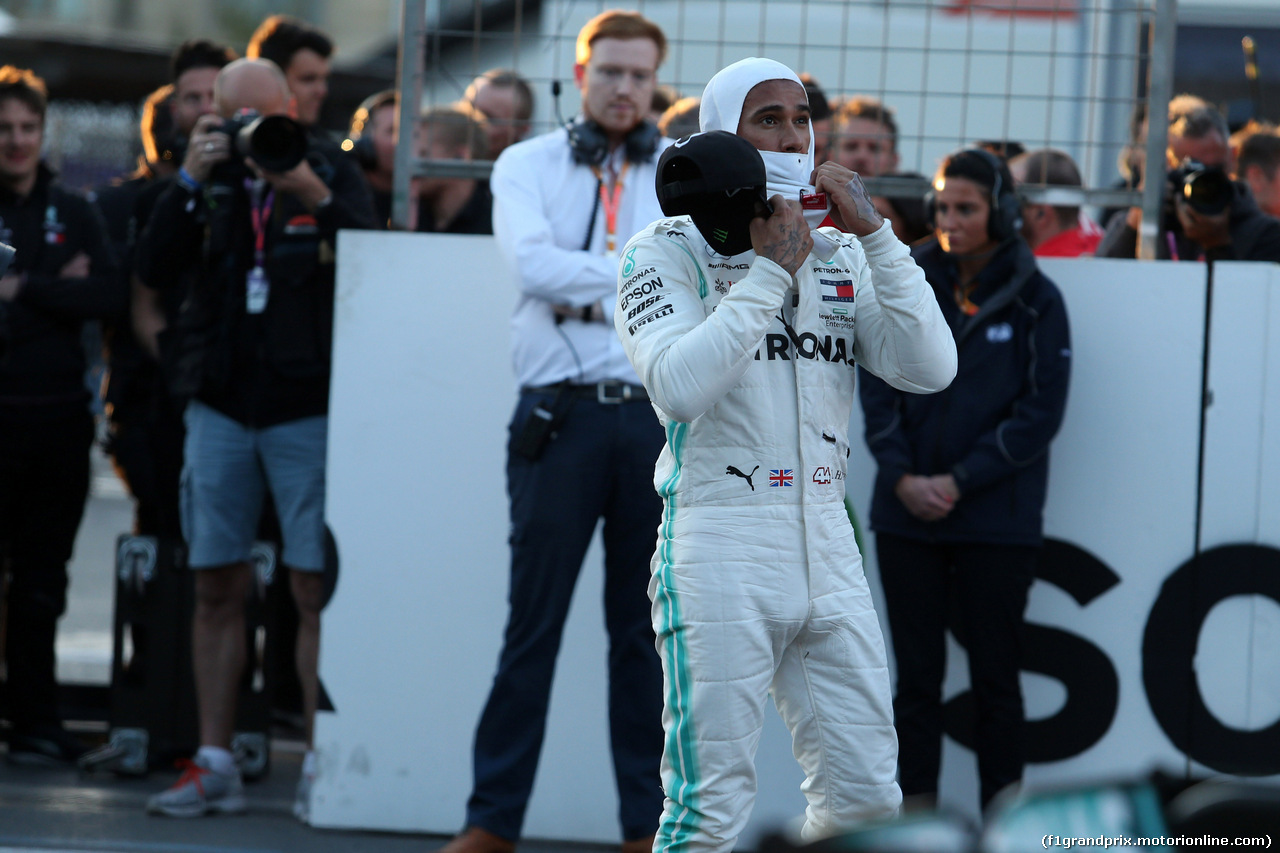 GP AZERBAIJAN, 27.04.2019 - Qualifiche, 2nd place Lewis Hamilton (GBR) Mercedes AMG F1 W10