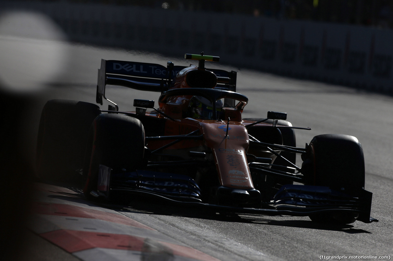 GP AZERBAIJAN, 27.04.2019 - Qualifiche, Lando Norris (GBR) Mclaren F1 Team MCL34