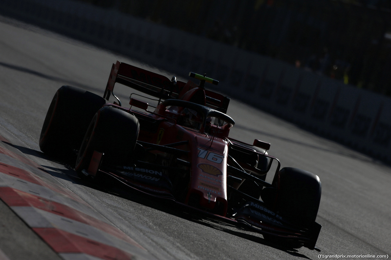 GP AZERBAIJAN, 27.04.2019 - Qualifiche, Charles Leclerc (MON) Ferrari SF90