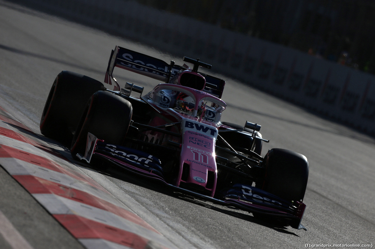 GP AZERBAIJAN, 27.04.2019 - Qualifiche, Sergio Perez (MEX) Racing Point F1 Team RP19