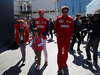 GP AZERBAIJAN, 27.04.2019 - Free Practice 3, John Elkann (ITA), President Ferrari with his sons e Mattia Binotto (ITA) Ferrari Team Principal