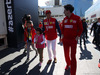 GP AZERBAIJAN, 27.04.2019 - Free Practice 3, John Elkann (ITA), President Ferrari with his sons e Mattia Binotto (ITA) Ferrari Team Principal