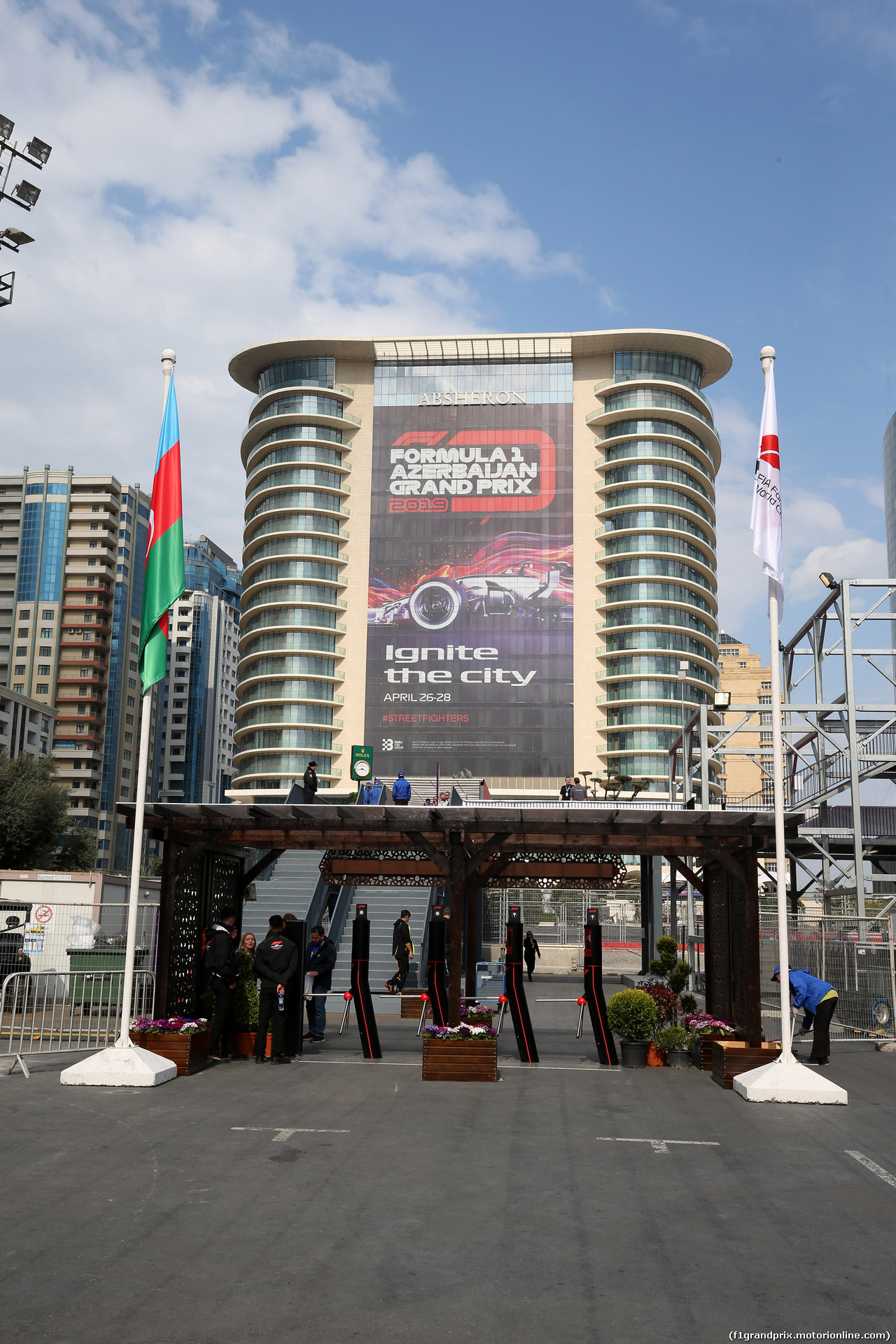 GP AZERBAIJAN, 25.04.2019 - Paddock Atmosphere