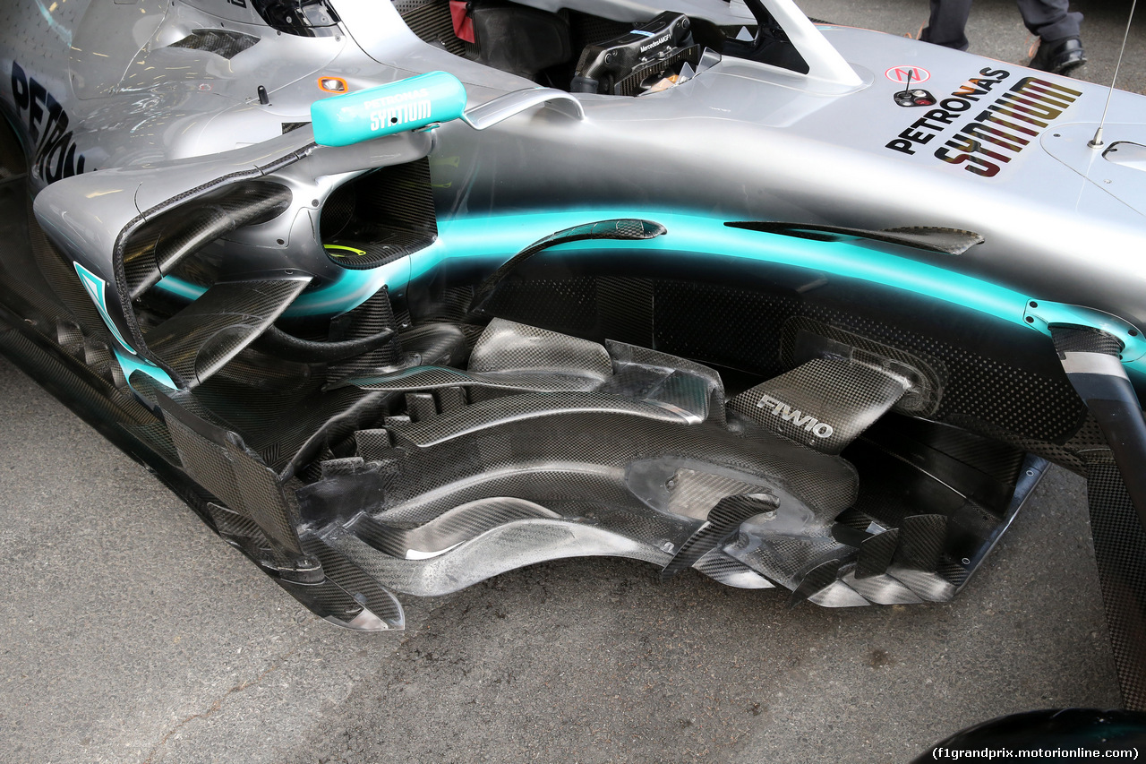 GP AZERBAIJAN, 25.04.2019 - Mercedes AMG F1 W10, detail