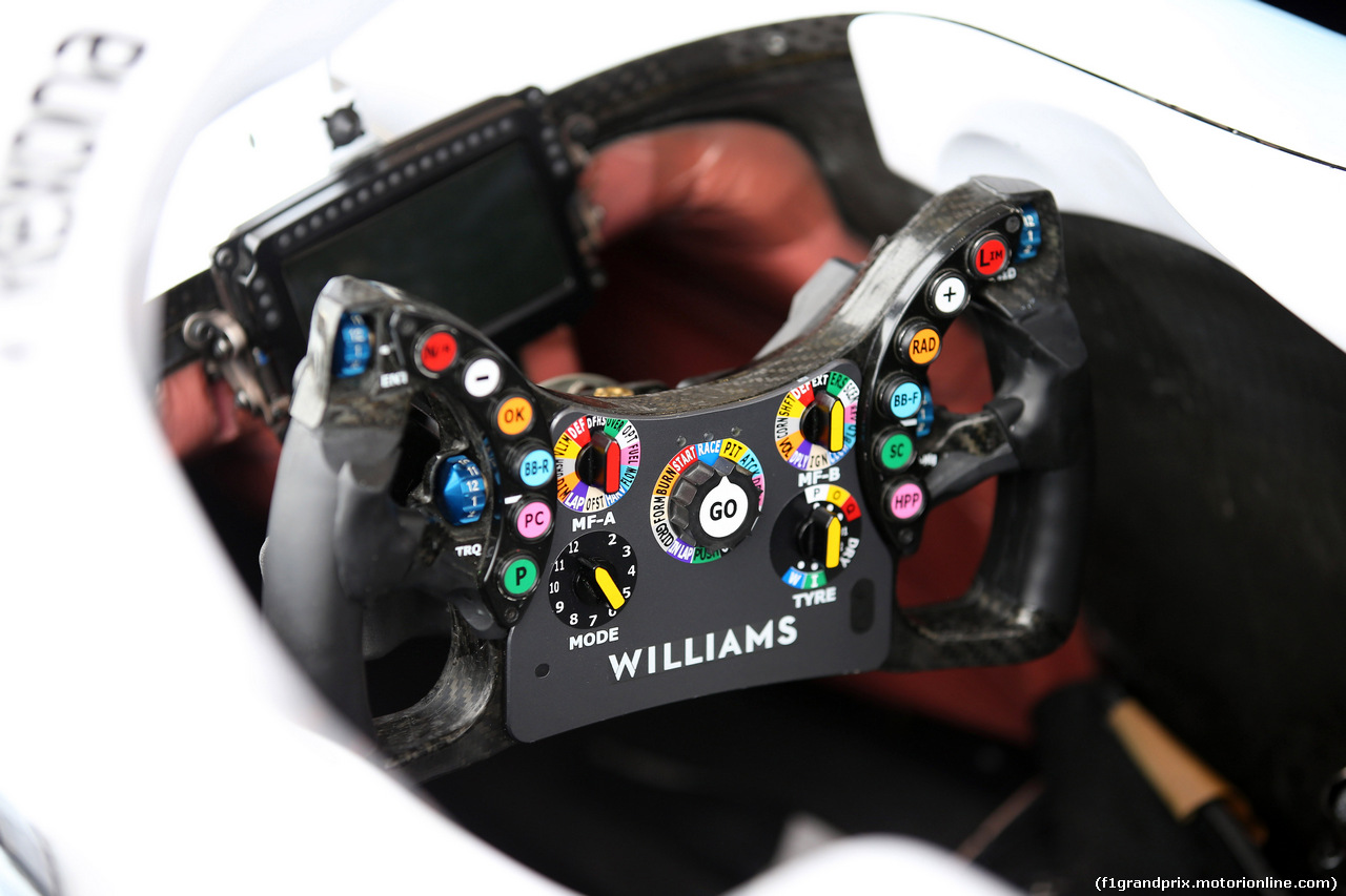 GP AZERBAIJAN, 25.04.2019 - Williams Racing FW42, steering wheel