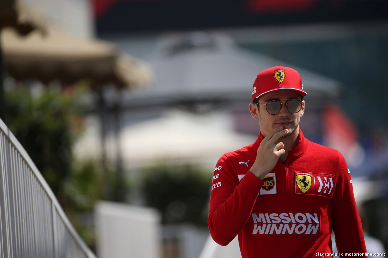 GP AZERBAIJAN, 26.04.2019 - Charles Leclerc (MON) Ferrari SF90