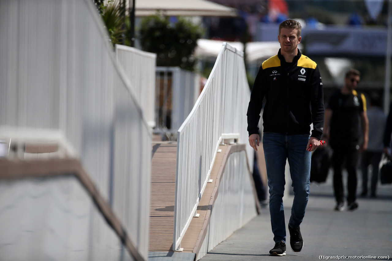 GP AZERBAIJAN, 26.04.2019 - Nico Hulkenberg (GER) Renault Sport F1 Team RS19