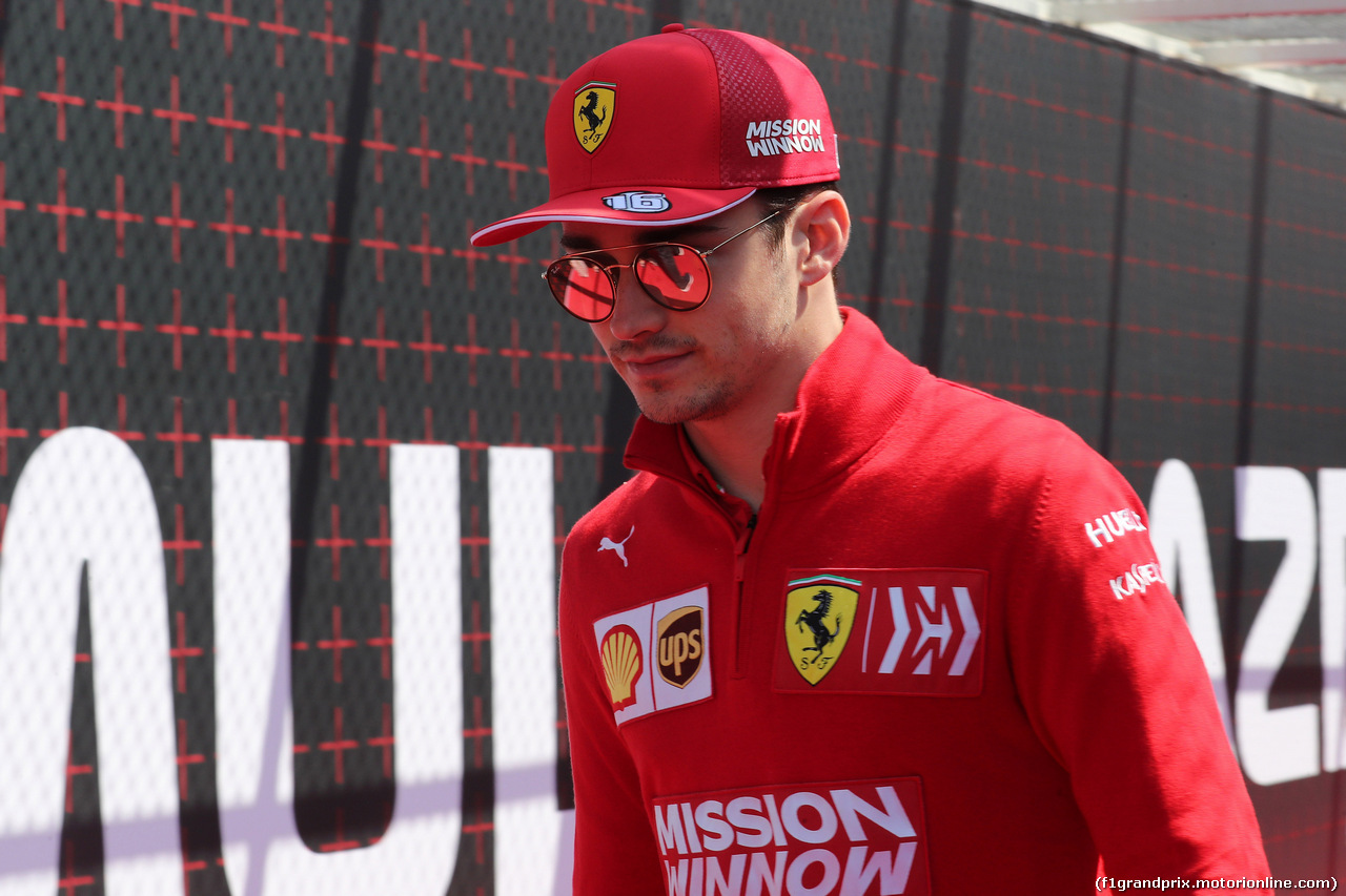 GP AZERBAIJAN, 26.04.2019 - Charles Leclerc (MON) Ferrari SF90