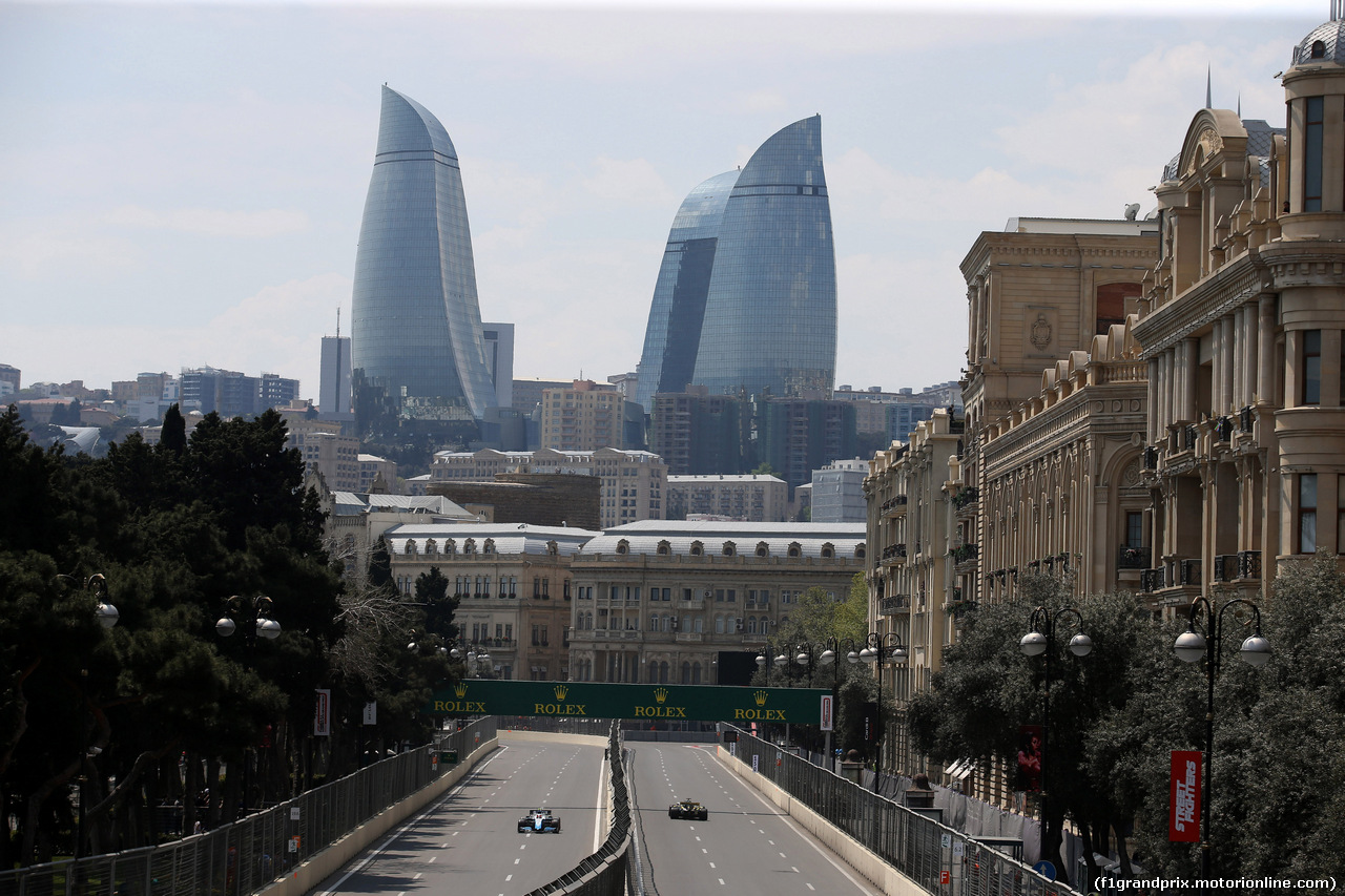 GP AZERBAIJAN, 26.04.2019 - Prove Libere 1, George Russell (GBR) Williams Racing FW42