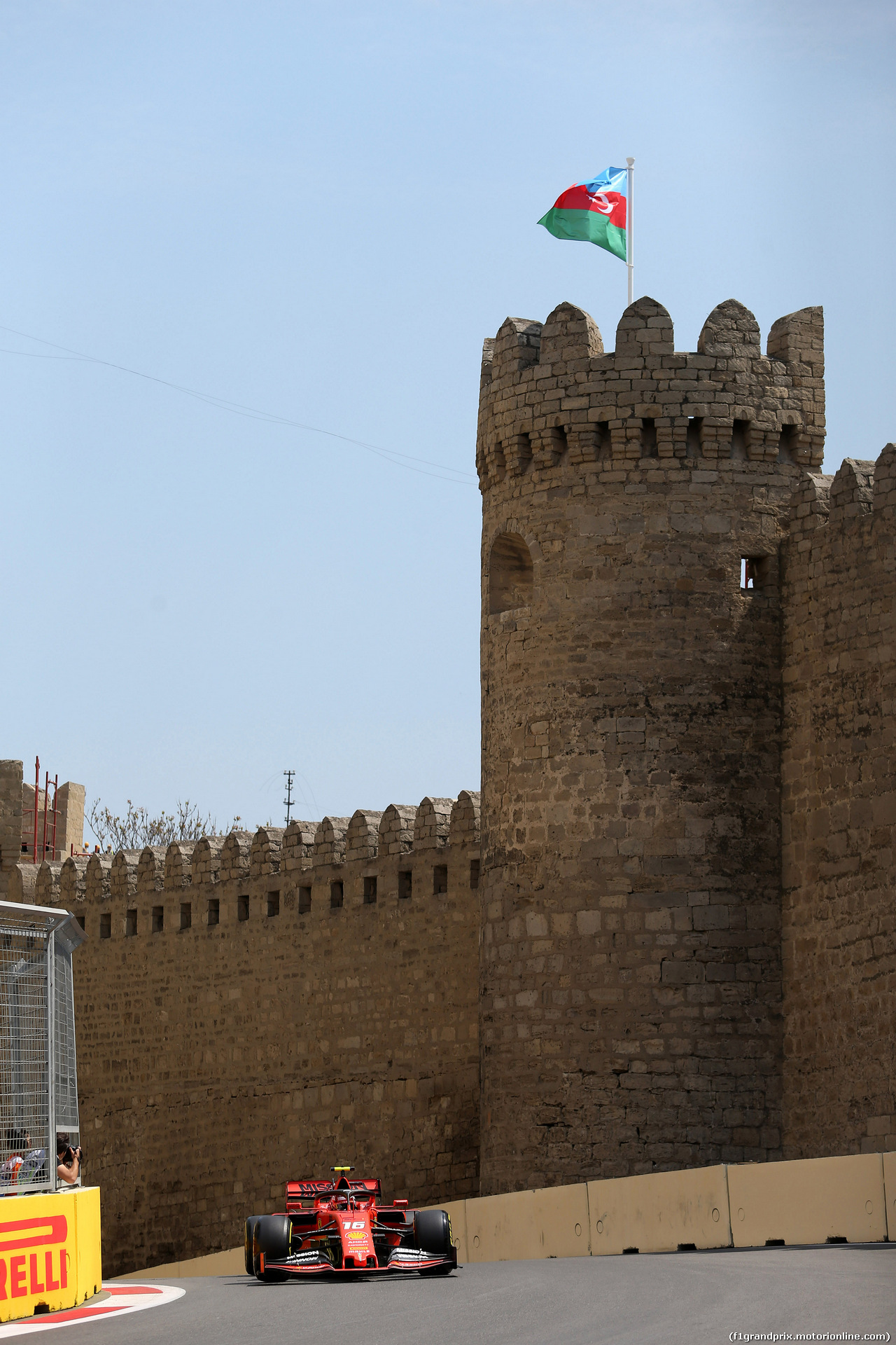 GP AZERBAIJAN, 26.04.2019 - Prove Libere 1, Charles Leclerc (MON) Ferrari SF90