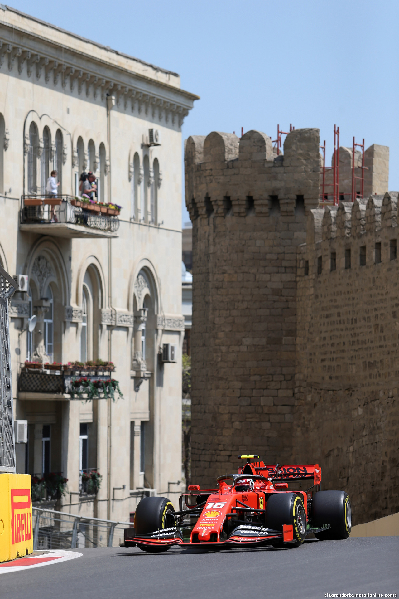 GP AZERBAIJAN, 26.04.2019 - Prove Libere 1, Charles Leclerc (MON) Ferrari SF90