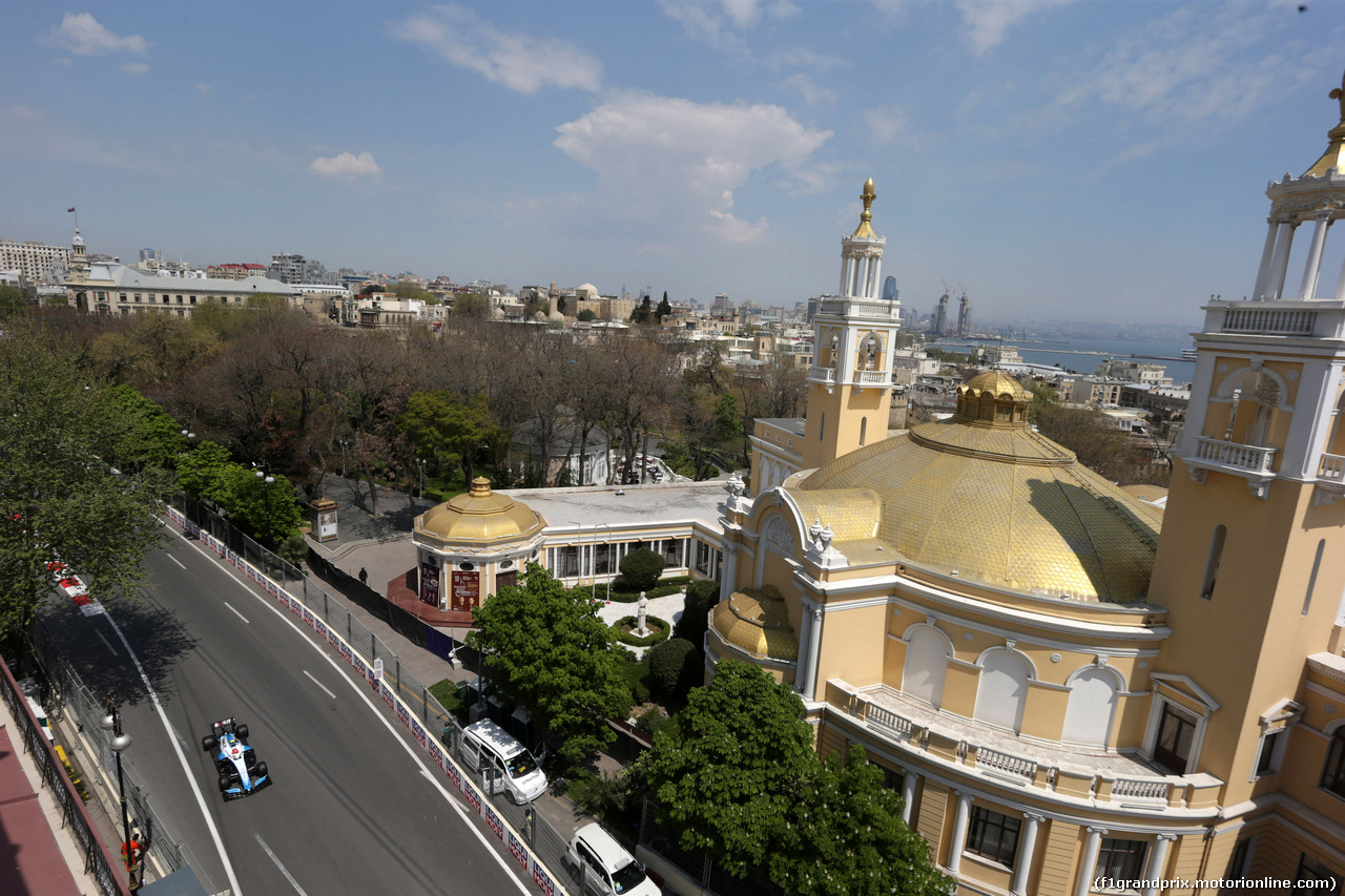 GP AZERBAIJAN, 26.04.2019 - Prove Libere 1, George Russell (GBR) Williams Racing FW42