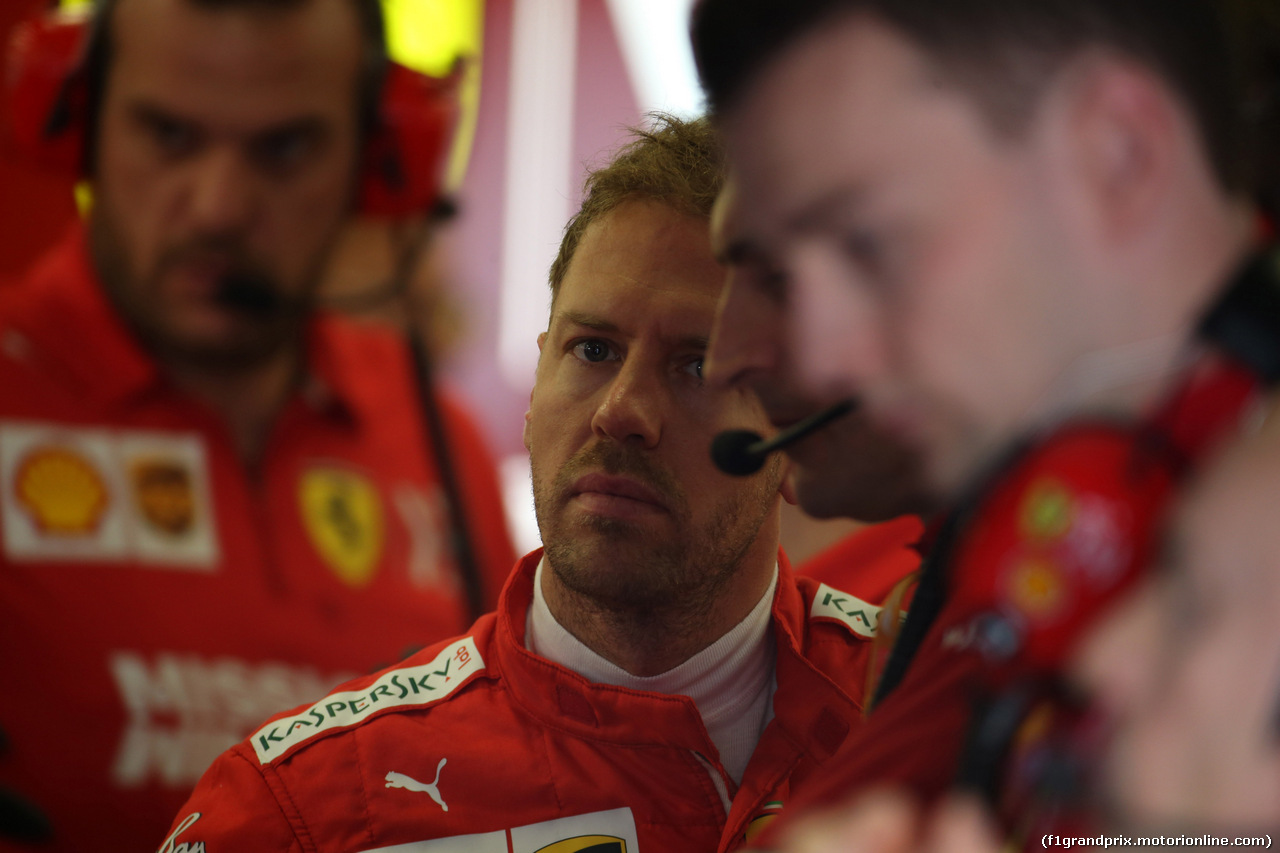 GP AZERBAIJAN, 26.04.2019 - Prove Libere 1, Sebastian Vettel (GER) Ferrari SF90