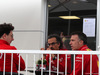 GP AZERBAIJAN, 25.04.2019 - (L-R) Mattia Binotto (ITA) Ferrari Team Principal e Laurent Mekies (FRA) Ferrari Sporting Director